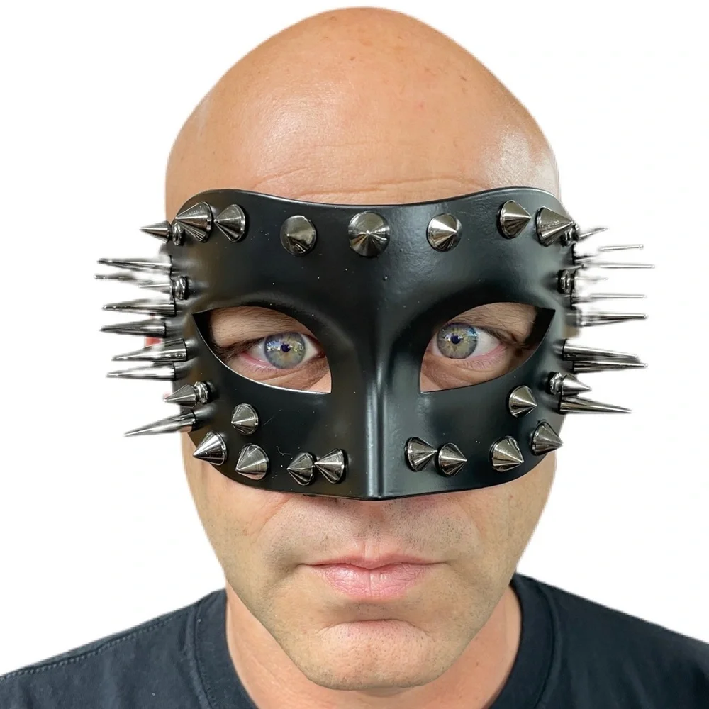 Unisex Steampunk Fantasy Aesthetic Masquerade Party Custom Spike Mask NWT!